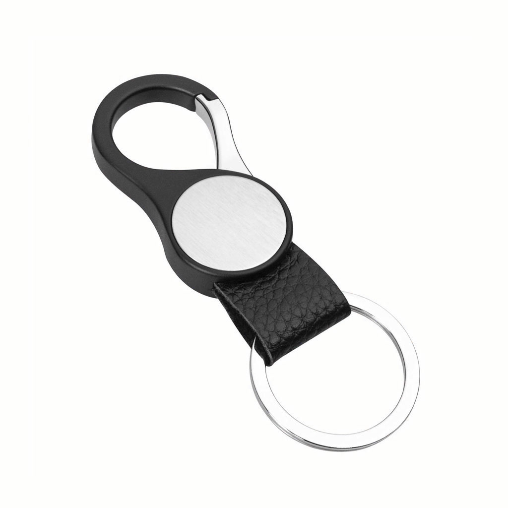 جاکلیدی فلزی مشکی نقرهای کمری دایره کد KF-139 - تصویر 1 جاکلیدی فلزی مشکی نقرهای کمری دایره کد KF-139 - تصویر 1